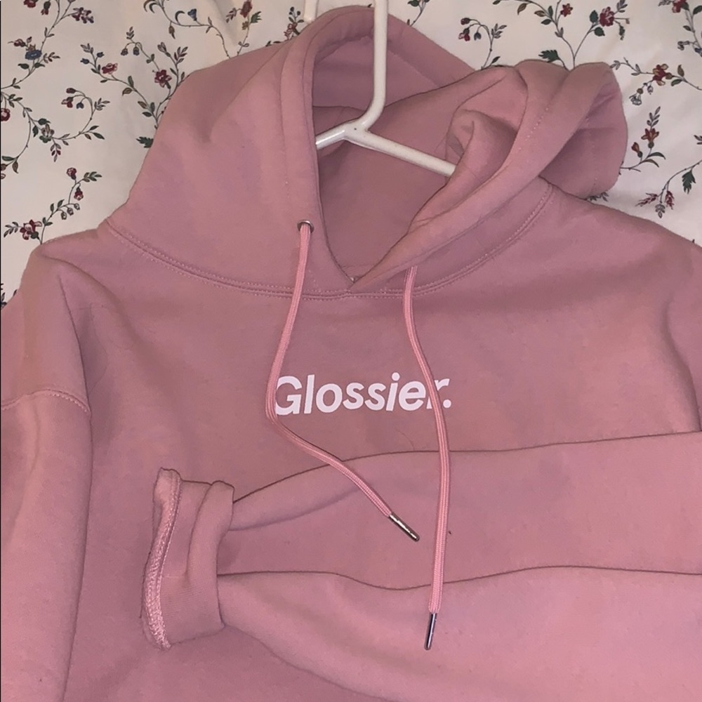 Glossier Pink Hoodie